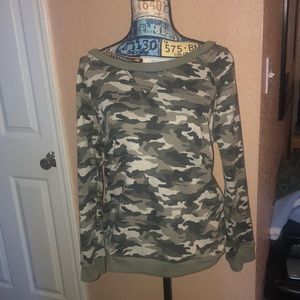 Camouflage sweater
